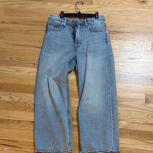 H&M Wide Leg Crop Jeans